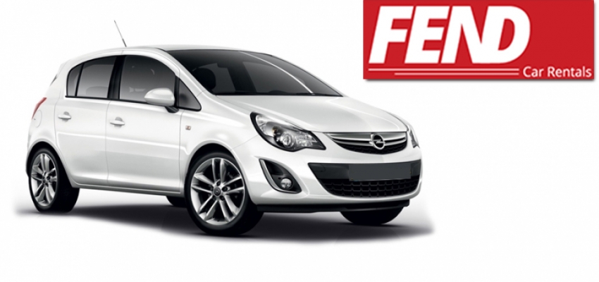 Ενοικιαζόμενο αυτοκίνητο Opel Corsa από τις ενοικιάσεις αυτοκινήτου Fend Car Rental